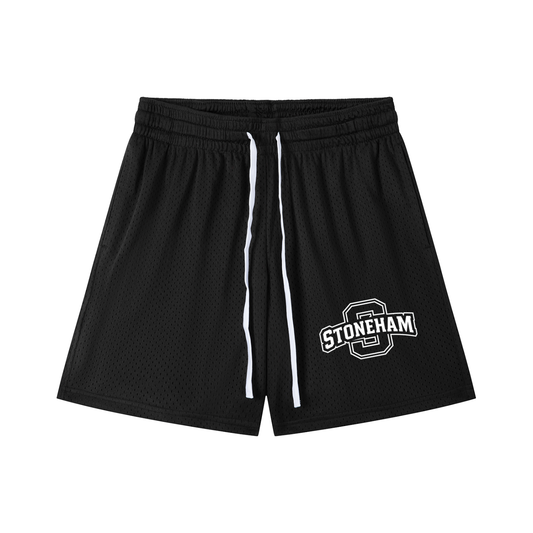 Mesh Drawstring Shorts