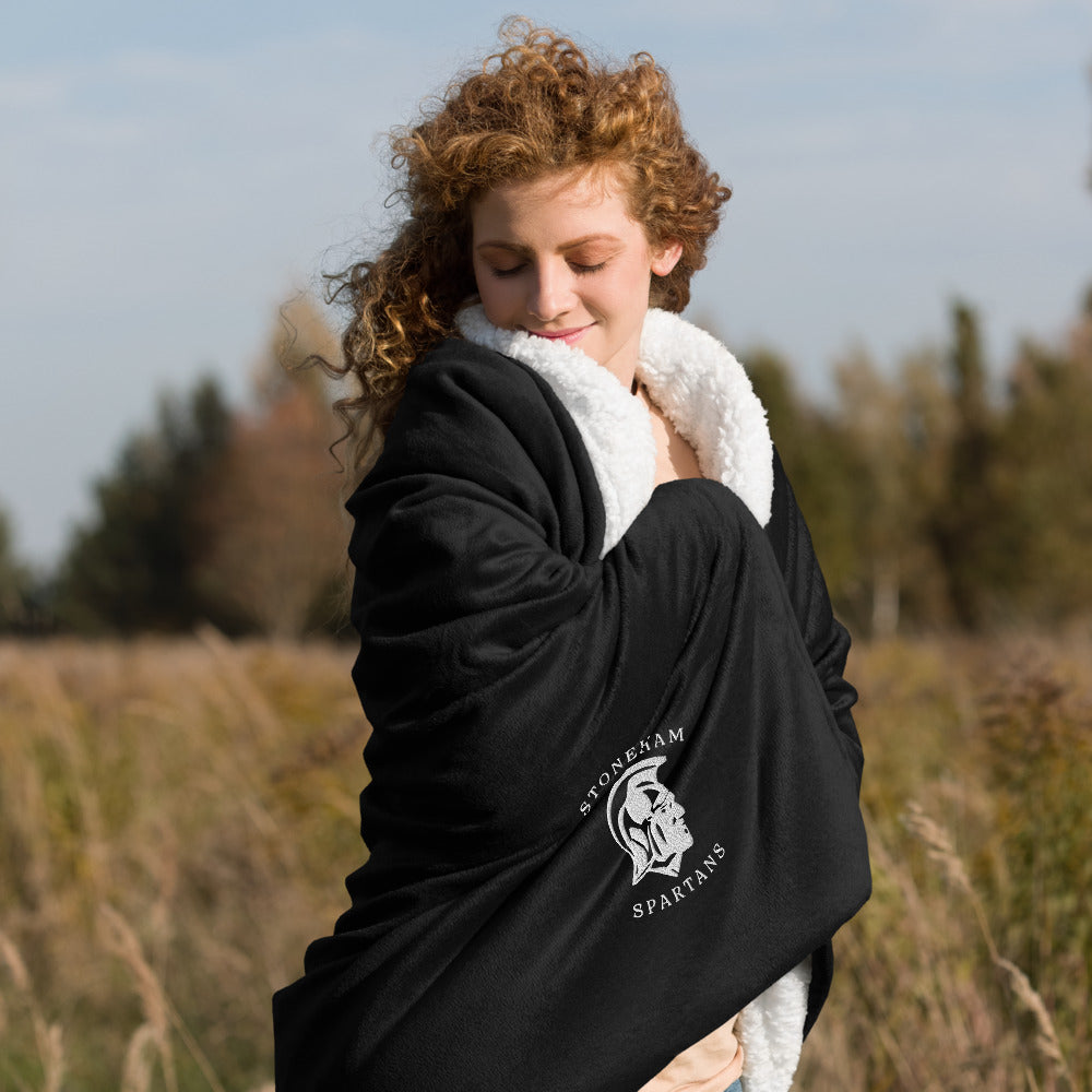 Premium Embroidered Sherpa Blanket