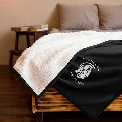 Premium Embroidered Sherpa Blanket